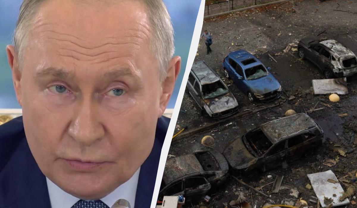 Путін цинічно виправдав російські удари по Україні та звинуватив її у зриві переговорів Путін цинічно виправдав російські удари по Україні та звинуватив її у зриві переговорів