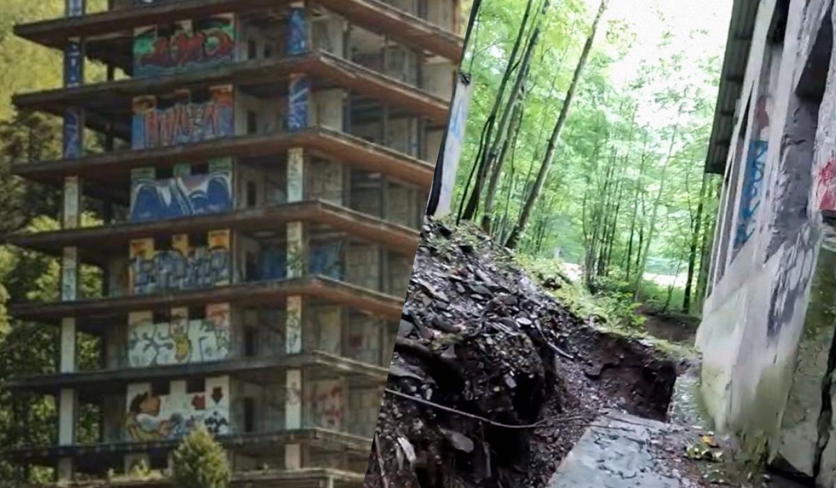 Роскошный курорт из 11 отелей превратился в город-призрак в горах Роскошный курорт из 11 отелей превратился в город-призрак в горах