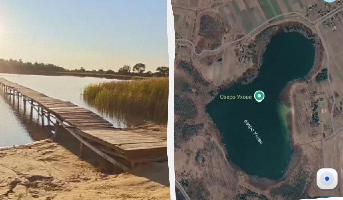 На Волыни нашли озеро в форме человеческого органа: вода кристально чистая