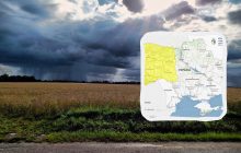 Осень в Украине начинается с непогоды: объявлен I уровень опасности (карта)