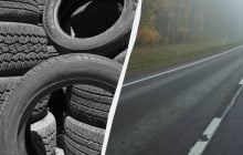 Під дорогою закопали 20 тисяч старих шин: навіщо інженери це зробили