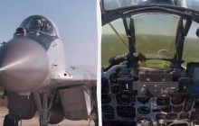 Украинский МиГ-29 сбил российскую "Бандероль" на предельно малой высоте (видео)