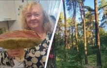 На Волыни нашли белый гриб весом почти 2 килограмма (фото)