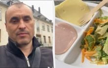 "Пусть Бог милует": мужчина показал, чем кормят беженцев в Германии (видео)