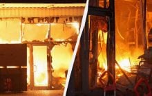 РФ масовано атакувала Одещину: згорів гіпермаркет, пошкоджено лікарню та продуктові склади