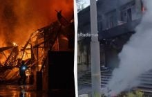 В Киеве российские дроны поразили школу и СТО, в Вишневом прилет по трассе (фото, видео)