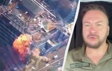 Росіяни показали удар по бізнес-центру в Києві: Флеш пояснив, як ворог зняв це відео