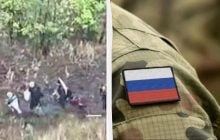 Россияне для прикрытия отхода в Харьковской области загнали гражданских в газопровод (видео)