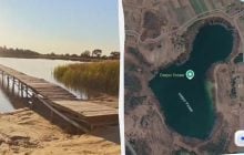 На Волыни нашли озеро в форме человеческого органа: вода кристально чистая