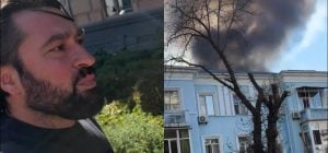 "Прилетіло" поруч з "Люкс ФМ" у Києві: відомий ведучий вийшов на зв’язок (фото, відео)