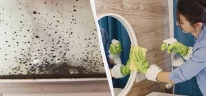 Чорні плями на дзеркалі у ванній: чому вони з’являються і як їх усунути
