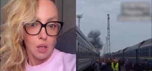 Полякова з молодшою донькою потрапила під атаку РФ дорогою до Польщі (відео)