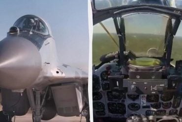 Український МіГ-29 збив російську Бандероль на гранично малій висоті (відео)