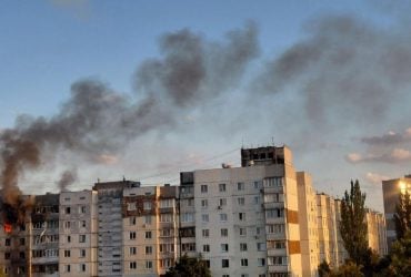 Россияне атаковали Киев: есть попадания, много пострадавших (видео)