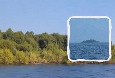 В озере Канады плавает огромный "остров-призрак", который то появляется, то исчезает
