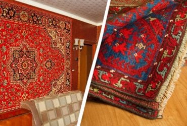 Даже поднимать не придется: чем раньше чистили ковры без пылесоса