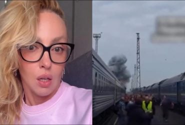 Полякова с дочкой оказались в эпицентре атаки РФ на границе с Польшей (видео)