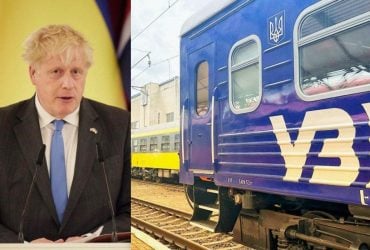 Борис Джонсон был в поезде, пассажиров которого эвакуировали из-за дронов РФ, - Der Spiegel