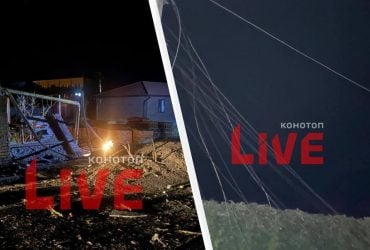 Дроны нанесли удар по Конотопу: повреждены школы, больницы и железнодорожные пути
