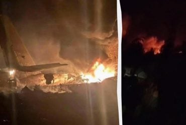В России разбился Ту-95 с военными на борту: почти весь экипаж погиб