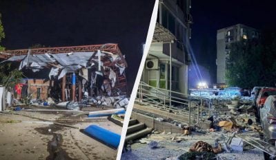 Росія масовано вдарила по Одесі у День міста: багато поранених, зруйнована АЗС