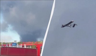 Українські дрони вдарили по одному з найбільших НПЗ Росії: почалася пожежа (відео)