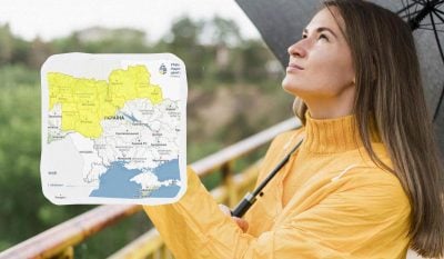 Погода в Украине ухудшится уже ближайшей ночью: объявлен I уровень опасности (карта)