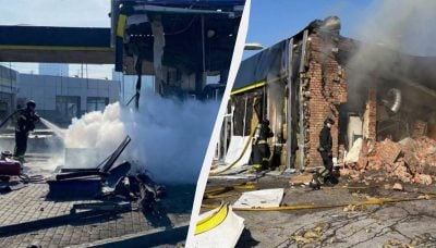 Росіяни вдарили по будівлі компанії "Київстар" у Києві