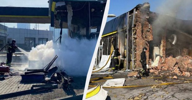 ворог вдарив по АЗС і будівлі компанії Київстар