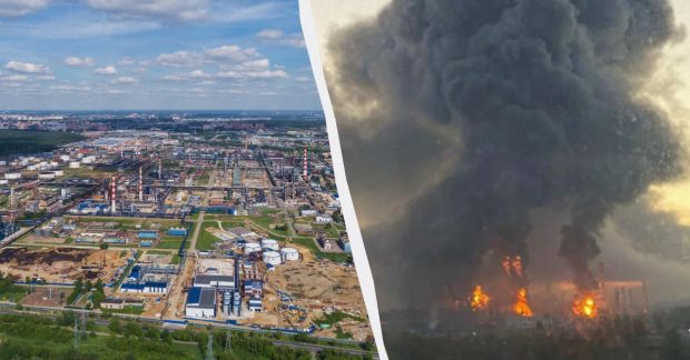 підприємство зупинило переробку нафти після атаки українських БПЛА