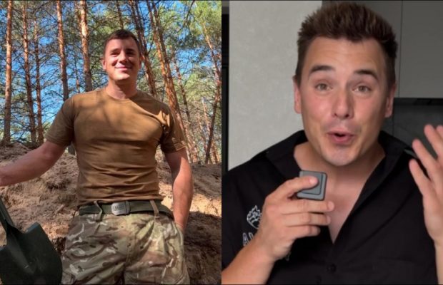 У окопі зі зброєю: зірка "Фабрики зірок" спровокував чутки про свою мобілізацію (фото)