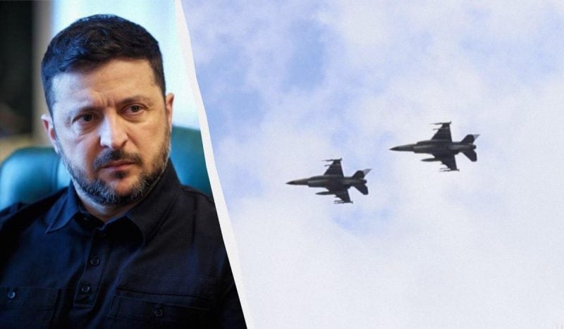 Зеленский анонсировал ускоренную передачу трех истребителей F-16 от Бельгии