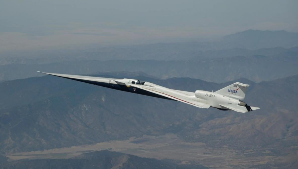Революційний літак X-59 встановив для себе новий абсолютний рекорд швидкості