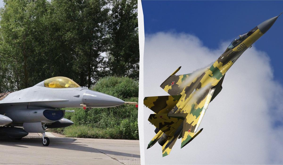 Український F-16 проти російського Су-35С: експерт розповів, який літак переможе в бою