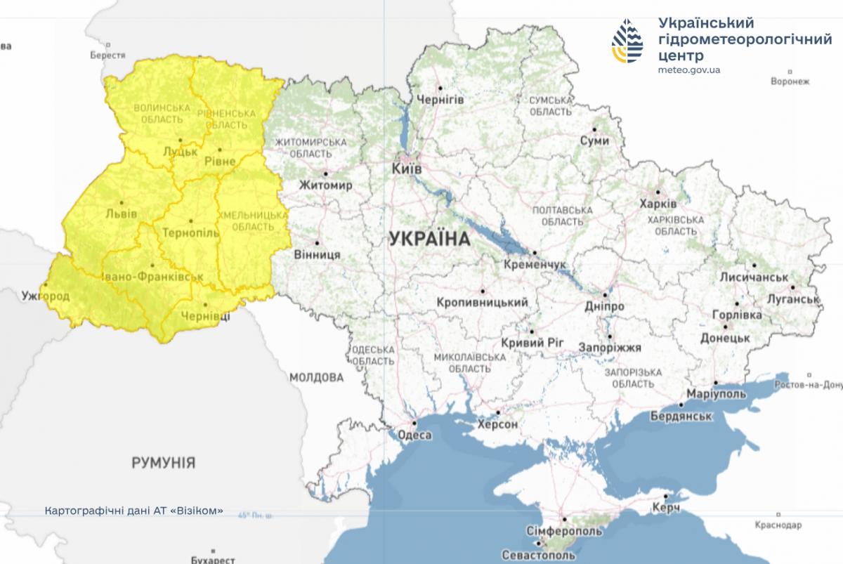 Заморозки атакуют Украину: восемь областей в опасности (карта)