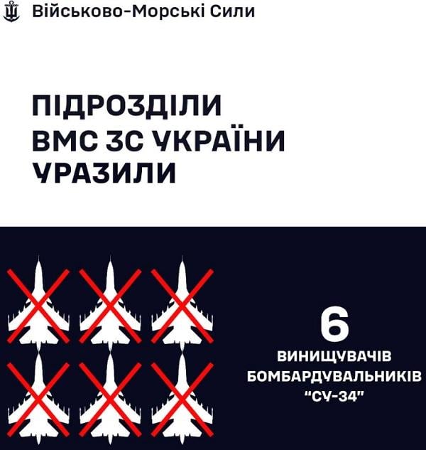 Україна уразила відразу 6 російських Су-34 на аеродромі 'Борисоглєбськ' Україна уразила відразу 6 російських Су-34 на аеродромі 'Борисоглєбськ'