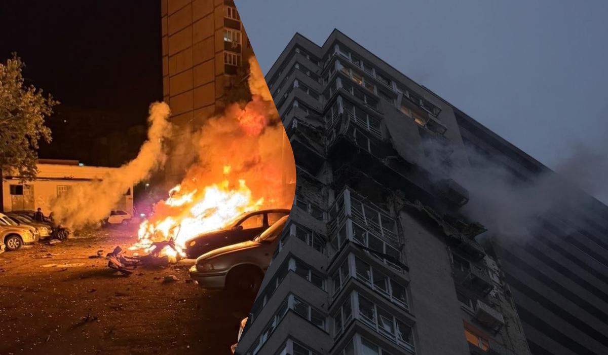 В Киеве российский дрон попал в 24-этажку: погибли два человека, есть раненый (фото) В Киеве российский дрон попал в 24-этажку: погибли два человека, есть раненый (фото)