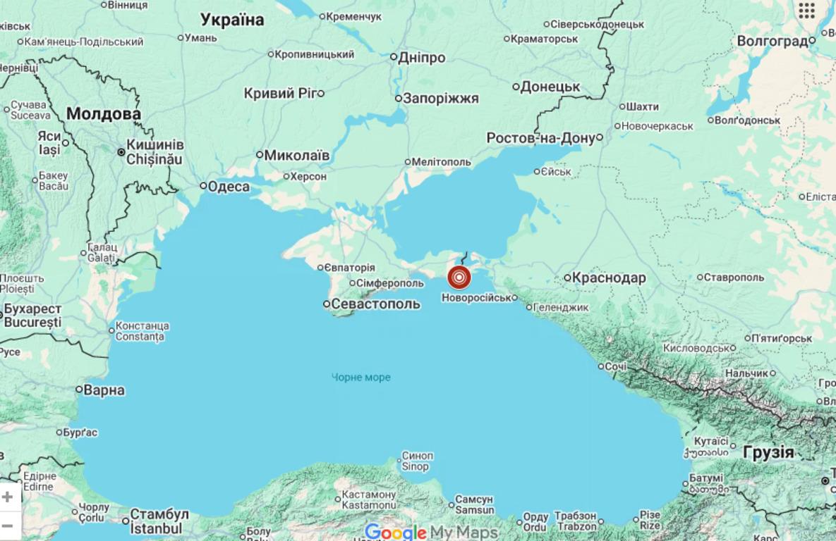У побережья Крыма произошло землетрясение (карта) У побережья Крыма произошло землетрясение (карта)
