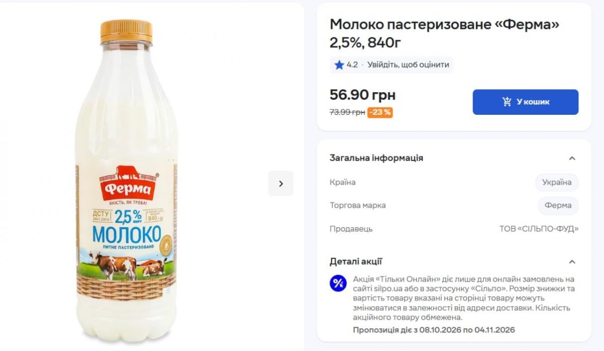 В октябре супермаркеты резко повысили цены на молочные продукты