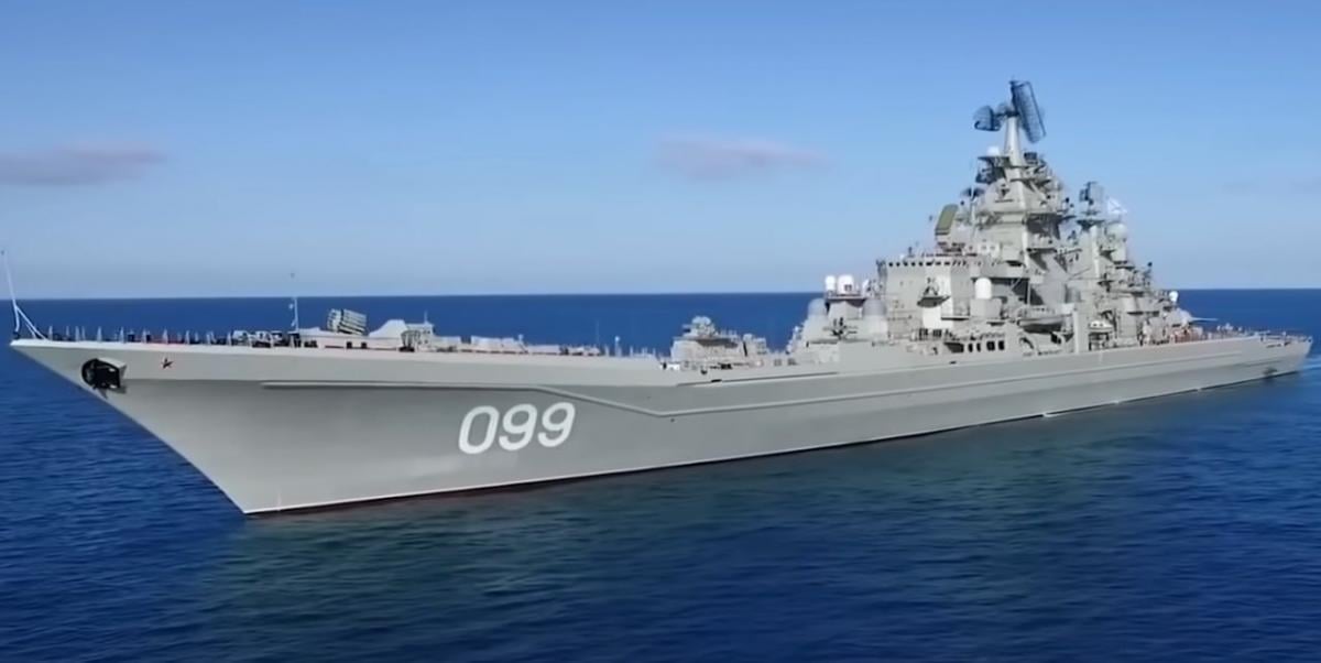 Флот России остался без своего самого мощного корабля - атомного крейсера 'Петр Великий' Флот России остался без своего самого мощного корабля - атомного крейсера 'Петр Великий'