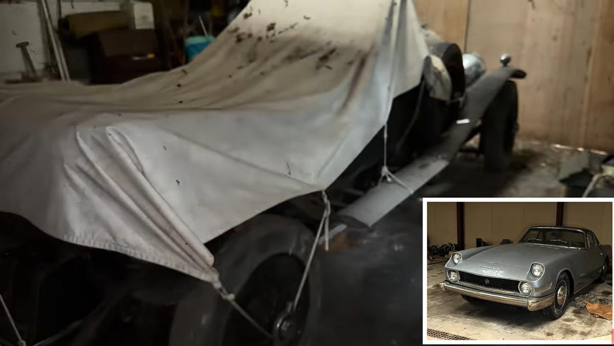 Мужчина нашел в полуразрушенном сарае редкий автомобиль за миллион долларов Мужчина нашел в полуразрушенном сарае редкий автомобиль за миллион долларов