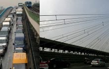 У Києві транспортний колапс через перекриття мостів: рух на лівий берег ускладнений