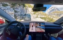 Tesla з автопілотом потрапила в пастку на вузькому гірському серпантині: чим все закінчилося