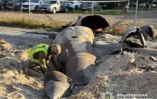 У Києві серед будинків знайшли нерозірвану балістичну ракету РФ (фото)