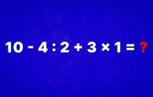 10 − 4 : 2 + 3 × 1: проста математична задача, яку багато хто розв’язує неправильно