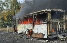 Росіяни вдарили по рейсовому автобусу в Краматорську: загинули 30 людей