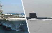 Китайський підводний човен прорвався до авіаносця США: його побачили лише після спливання