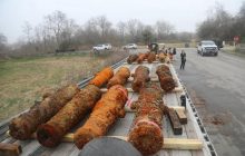 Робітники в річці натрапили на 19 гармат часів війни за незалежність США