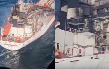 В Черном море загорелся танкер, который могли атаковать дроны: 8 моряков пропали без вести