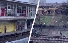 РФ повредила станцию метро "Черниговская" в Киеве: в сети появились кадры разрушений